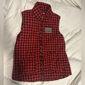 Dutch Bros Checkered Vest